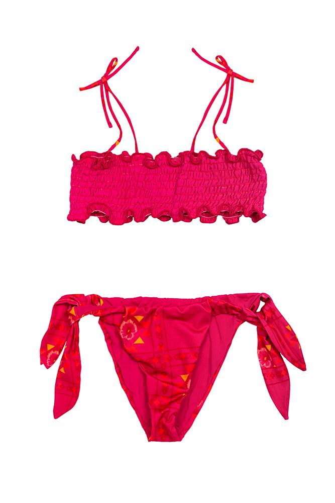 BIKINI FASCIA BAMBINA FUCSIA FJ220241 FUCSIA FXXK